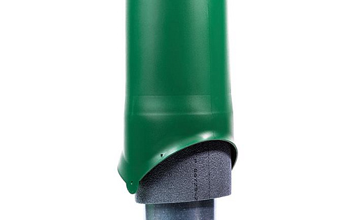 Вентиляционный выход Krovent Pipe-VT 150is диаметром 150/ИЗ/500 мм Зелёный