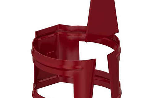 Кронштейн трубы 100 мм на кирпич Металл Профиль Foramina 150/100 RAL 3005