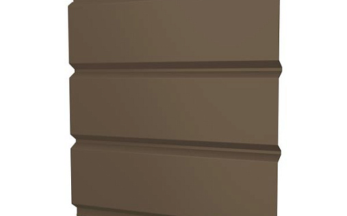 Металлический софит без перфорации Grand Line с покрытием Полиэстер 0,45 мм RAL 8017