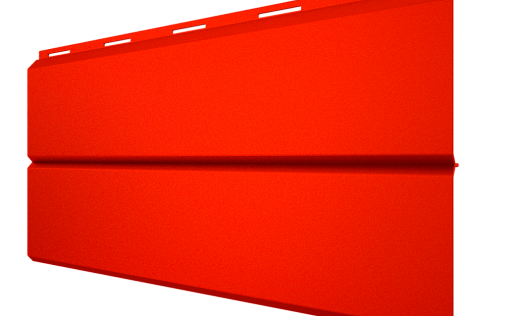 Металлический сайдинг Металл Профиль Lбрус RAL 2004 с покрытием Полиэстер 0.45 мм