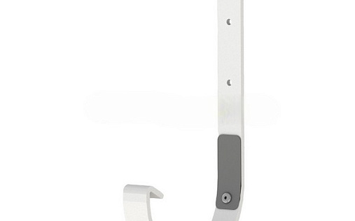 Вертикальный держатель 220 мм для желоба 185 мм RAL 9003