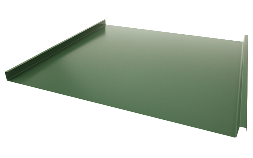 Двойной стоячий фальц Grand Line RAL 6005 с покрытием Atlas 0.5 мм