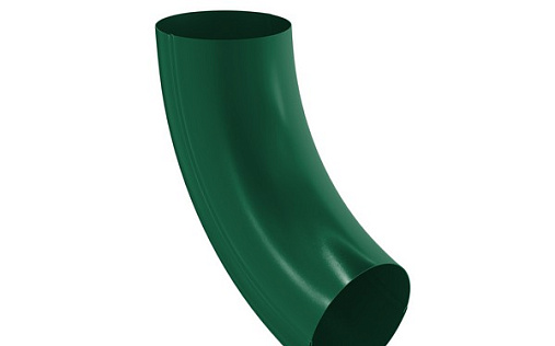 Колено трубы Aquasystem Премиум 100 мм, Pural, RAL 6005