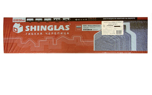 Коньково-карнизная черепица Shinglas