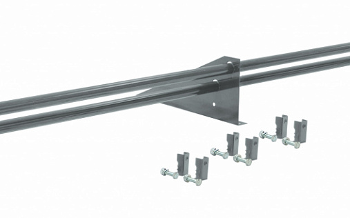 Снегозадержатель трубчатый для фальцевой кровли Optima RAL 7004 3м