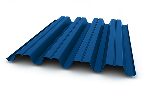 Профнастил Н57-750 0,8 мм Полиэстер RAL 5005