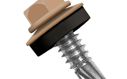 Кровельный саморез по металлу Daxmer 5,5x25 RAL 8023 (250 шт) сверло №3