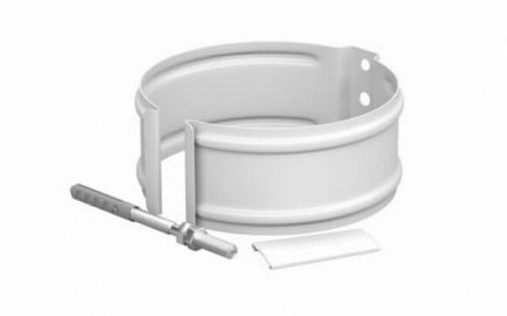 Кронштейн трубы на кирпич 140 мм RAL 9003