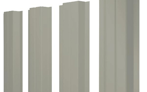 Штакетник Grand Line П-образный В с покрытием Полиэстер 0,4 мм RAL 7004