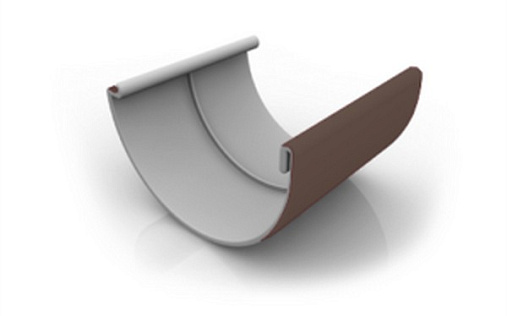 Соединитель желоба ПВХ Ruplast 125 мм