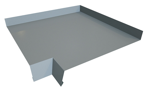 Угол отлива 250 внутренний Grand Line с покрытием Полиэстер 0,45 мм RAL 7004