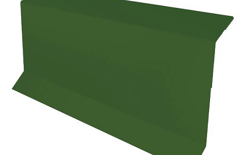 Планка примыкания в штробу Grand Line с покрытием Полиэстер 0,45 мм RAL 6002