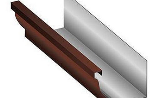 Водосточный желоб Foramina Прямоугольная 120х86 мм 3 м RAL 8017