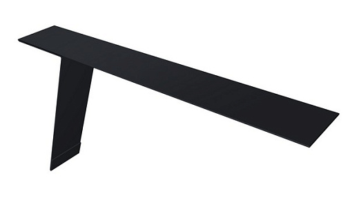 Карнизная планка фальц Grand Line 130x80 с покрытием Полиэстер 0,45 мм RAL 7016