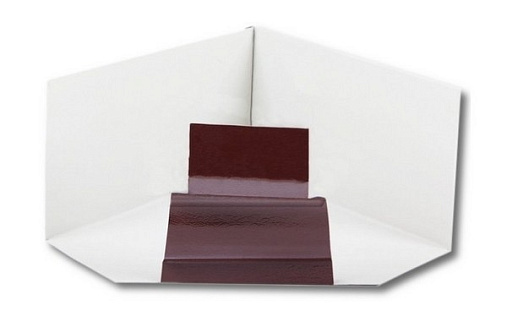 Внутренний угол Foramina Прямоугольная 90 градусов 120х86 мм RAL 8017