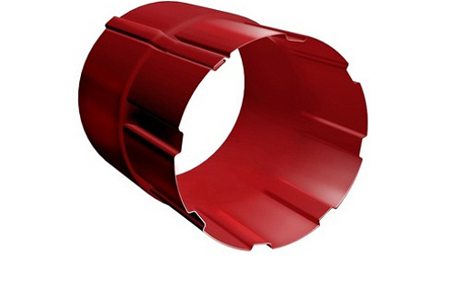 Соединитель трубы Grand Line 90 мм RAL 3011