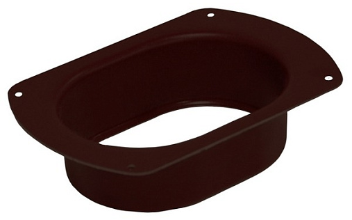 Воронка желоба врезная Grand Line Vortex 127 мм RAL 8017