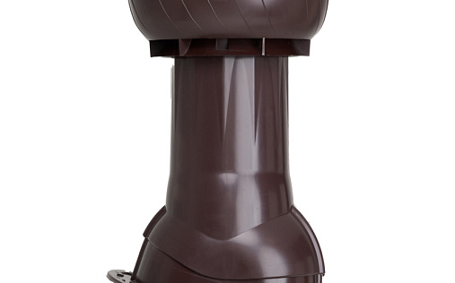 Комплект вентиляции Gervent Static ИЗ 150/160 мм для фальца и гибкой черепицы Коричневый