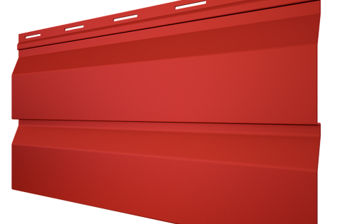 Металлический сайдинг Металл Профиль Корабельная доска RAL 3020 с покрытием Полиэстер 0.5 мм