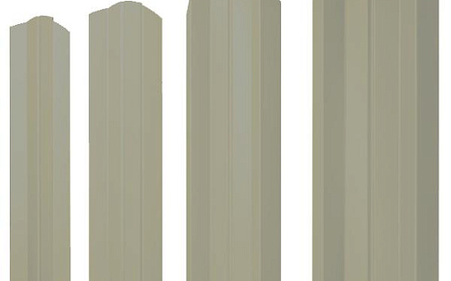 Штакетник фигурный Grand Line М-образный B с покрытием Полиэстер 0,4 мм RAL 7004