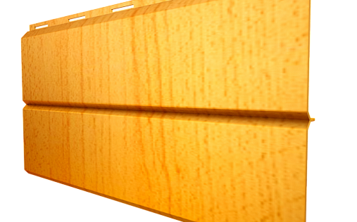 Металлический сайдинг Grand Line ЭкоБрус Honey Wood с покрытием Colority Print 0.45 мм