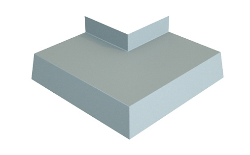 Угол отлива 100 внешний Grand Line с покрытием Полиэстер 0,45 мм RAL 9006