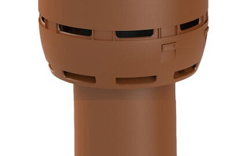 Вентиляционный выход канализации Vilpe Flow диаметром 110P/ИЗ/350 мм Кирпичный