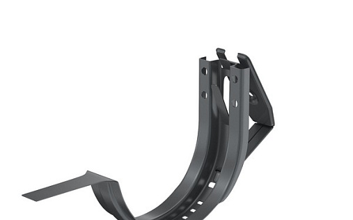 Короткий держатель желоба Aquasystem Премиум 150 мм, Pural, RR 23 (регулируемый)