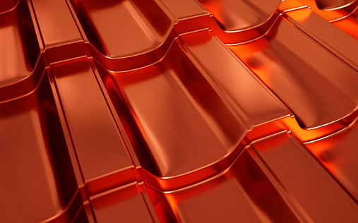 Металлочерепица Трамонтана-S Медный с покрытием Agneta 0.5 мм