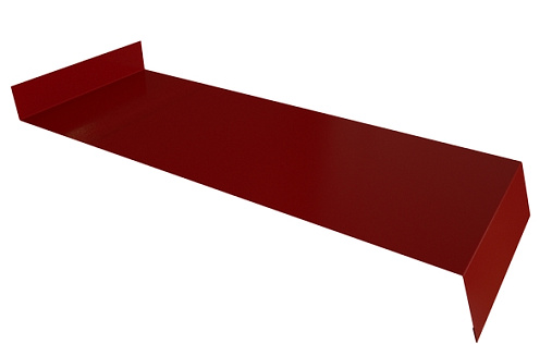 Отлив простой 250 Grand Line с покрытием Полиэстер 0,45 мм RAL 3005