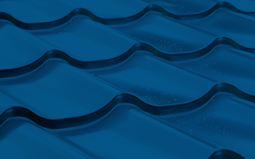 Профиль волновой Модерн RAL 5005 с покрытием Полиэстер 0.4 мм