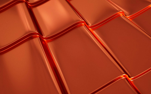 Металлочерепица Ламонтерра XL Copper с покрытием Agneta 0.5 мм