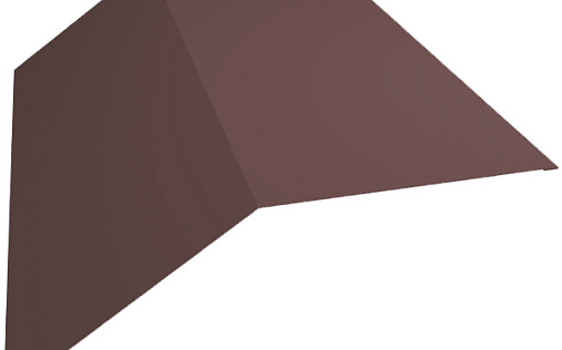 Планка плоского конька 115x30x115 Grand Line с покрытием Полиэстер 0,45 мм RR 32