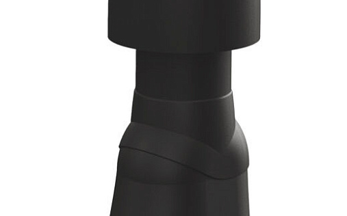 Дефлектор скатный Vilpe Alipai Flow 160 мм, труба 620 мм Чёрный