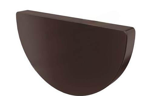 Заглушка желоба Металл Профиль Проект 185 мм RAL 8017