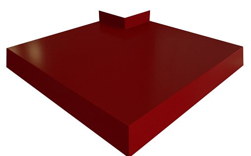 Угол отлива 250 внешний Grand Line с покрытием Полиэстер 0,45 мм RAL 3005