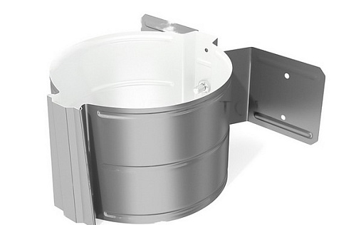 Кронштейн трубы на дерево Эконом 100 мм RAL 7004