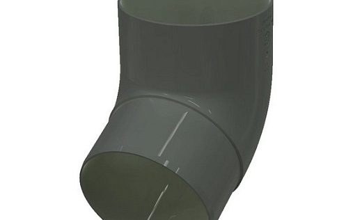 Колено трубы 67 градусов ПВХ GLC 100 мм