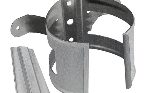 Кронштейн трубы на дерево Grand Line Optima 90 мм Оцинкованный