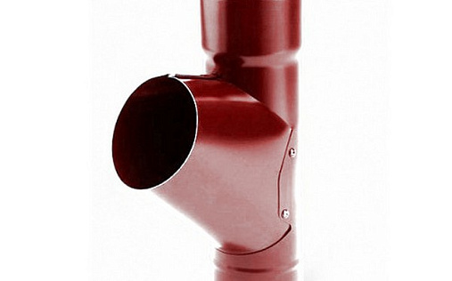 Водосточный тройник Эконом 100 мм RAL 3005