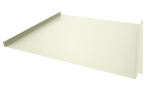 Двойной стоячий фальц Grand Line RAL 9002 с покрытием Полиэстер 0.7 мм