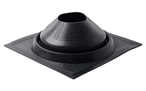 Проходка Комби Master Flash №8 диаметром 175-330 мм, 465х465 мм, чёрный, EPDM термостойкая
