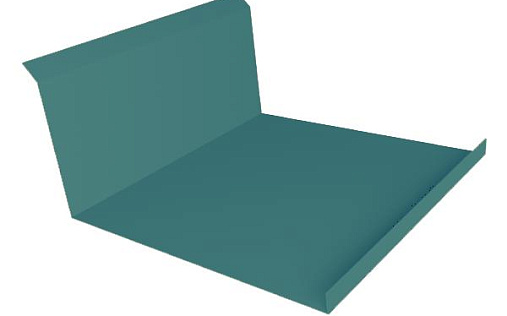 Планка нижнего примыкания 20х122х260х15 Grand Line с покрытием Полиэстер 0,45 мм RAL 5021