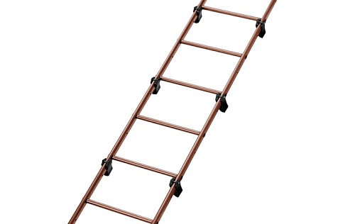 Кровельная лестница Grand Line RAL 8004