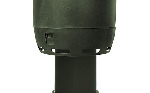 Вентиляционный выход канализации Vilpe Flow диаметром 110P/300 мм Зелёный