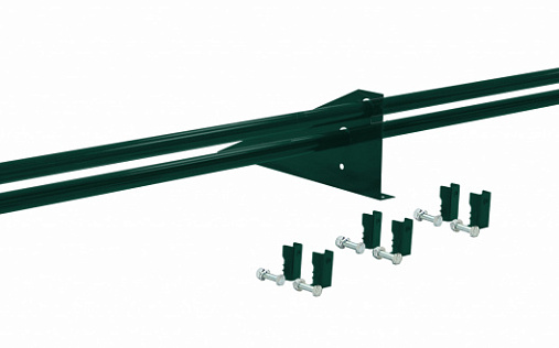 Снегозадержатель трубчатый для фальцевой кровли Optima RAL 6005 3м