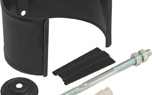 Кронштейн трубы на кирпич Grand Line 125/90 Matte PU 90 мм RR 32