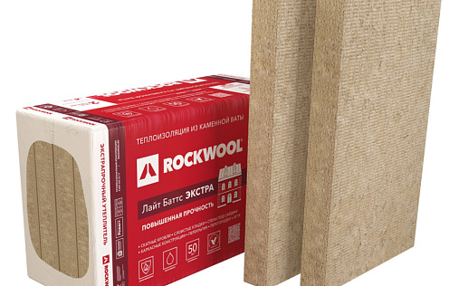 Каменная вата Rockwool Лайт Баттс Экстра 100 мм
