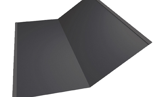 Планка нижней ендовы 300x300 Grand Line с покрытием Полиэстер 0,45 мм RAL 9005