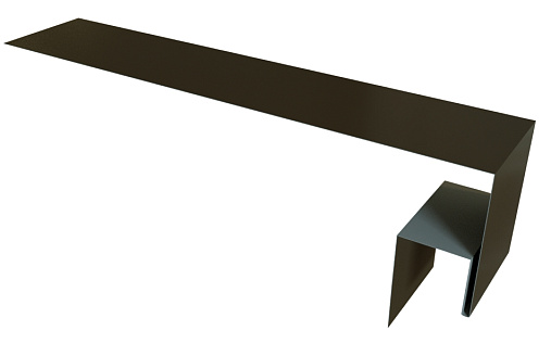 Планка околооконная сложная (Блок-хаус, Экобрус) 200x50x25 Grand Line с покрытием Satin Matt TX 0,5 мм RR 32